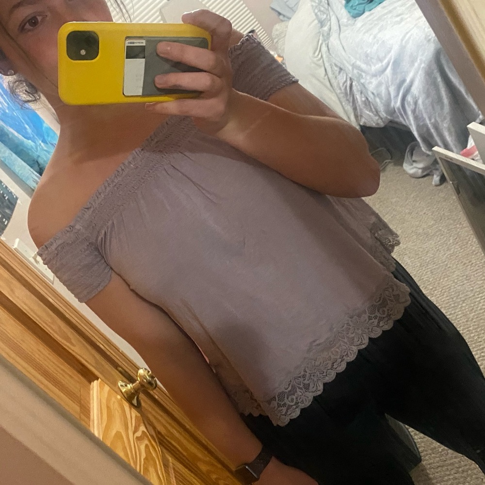 American Eagle off the shoulder tank top